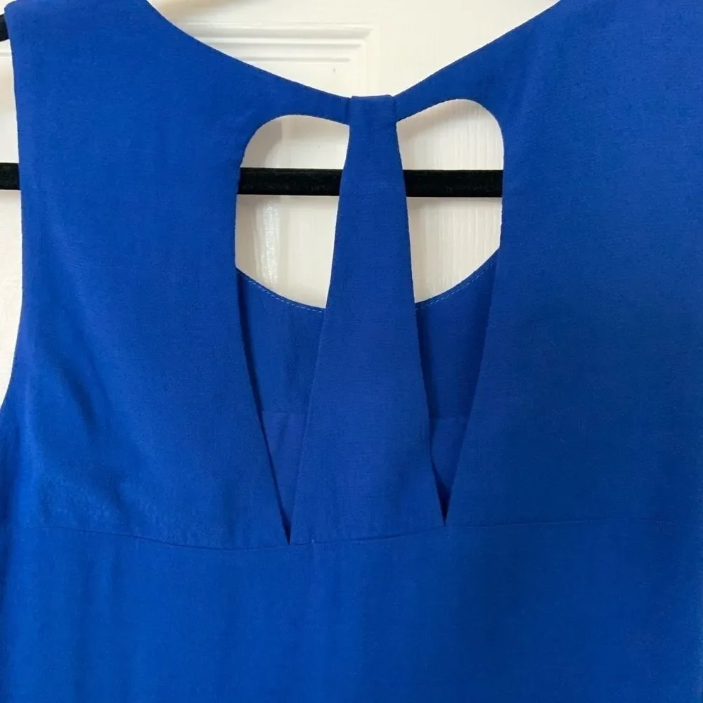 Skies Are Blue Cobalt Sleeveless Dress